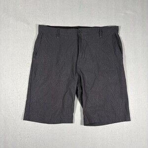 Ron Jon Surf Shop Men's Gray Solid Bermuda Shorts Size 36